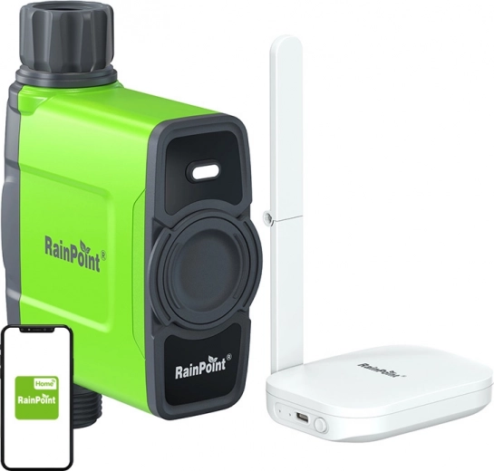 RainPoint Wi‑Fi riadiaca jednotka zavlažovania s 1 zónou a bránou