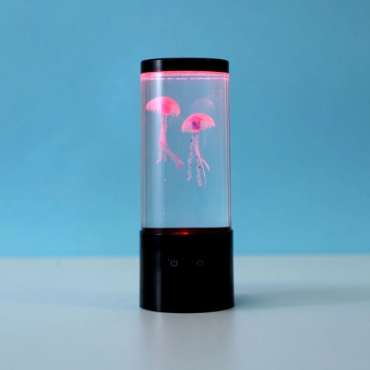 LED lampa s plávajúcimi medúzami – malá