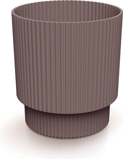 Plastový kvetináč Milly 12,8 cm v farbe marsala