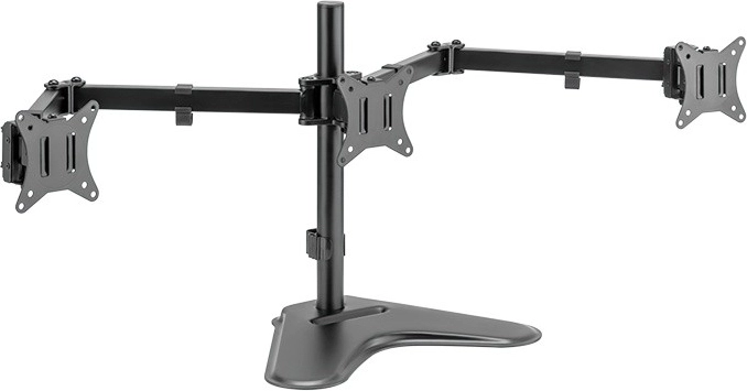 Stolový držiak na tri monitory 17–27" (max. 7 kg na rameno)