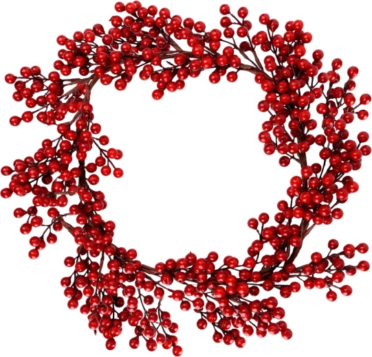 Vianočný veniec 50 cm s plodmi cezmíny