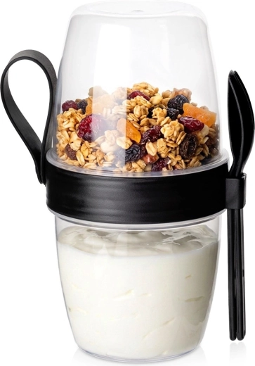 Vilde dvojkomorový pohár na jogurt s príborom 800 ml