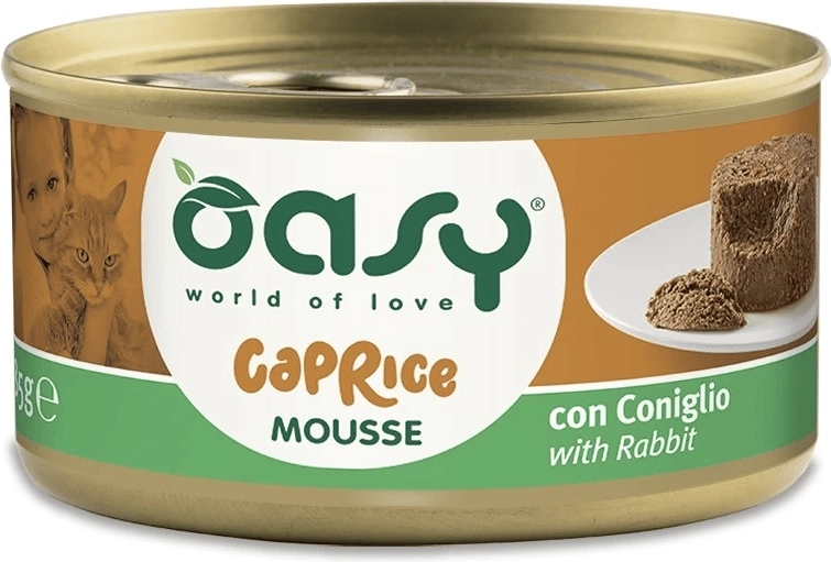 Oasy Caprice mousse s králičím mäsom 85 g
