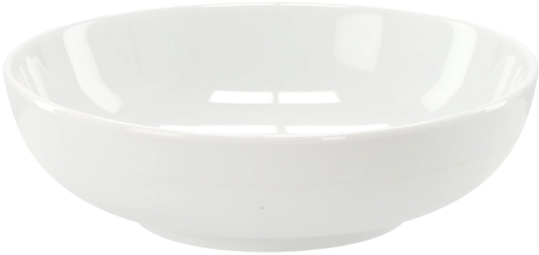 Porcelánový štvorcový hlboký tanier 21,5 cm biely