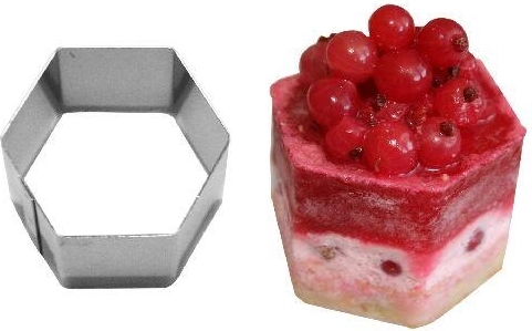 Vykrajovátko na tortičky Semifreddo šesťuholník