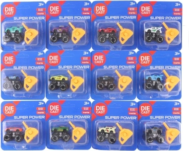 Vystreľovacie kovové autíčko pre deti