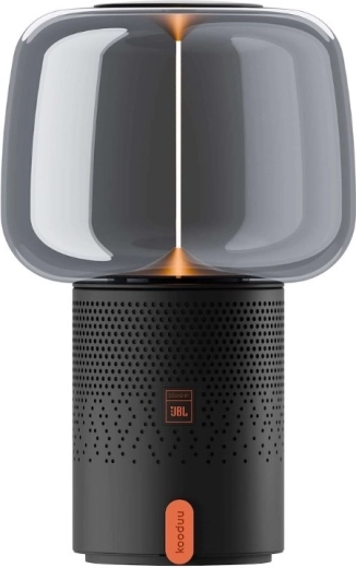 Kooduu Serena PLAY prenosná LED lampa s Bluetooth reproduktorom sivá