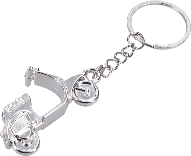 Kovová kľúčenka skúter