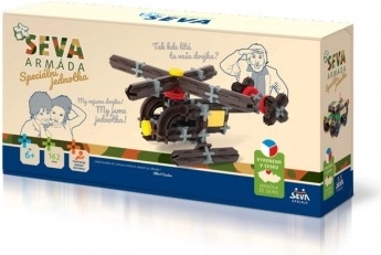 Stavebnica SEVA Armáda – špeciálna jednotka, 162 dielikov