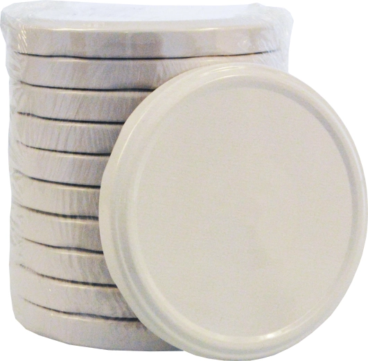 Veko na zaváracie poháre TWIST 89, biele (10 ks)