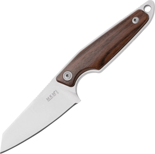 MKM Makro 2 pevný EDC nôž Sheepsfoot M390 s drevom Santos