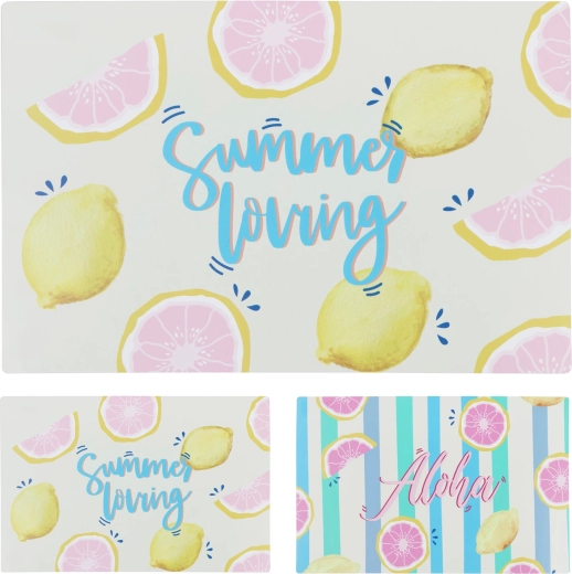 Plastové prestieranie Aloha/Summer 43,5 × 28,5 cm