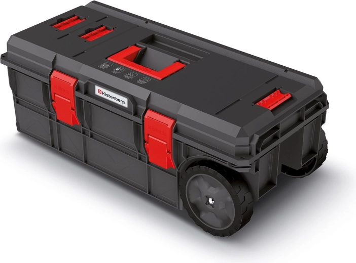 Pojazdný kufor na náradie X-Block Pro 795 × 380 × 307 mm, čierny