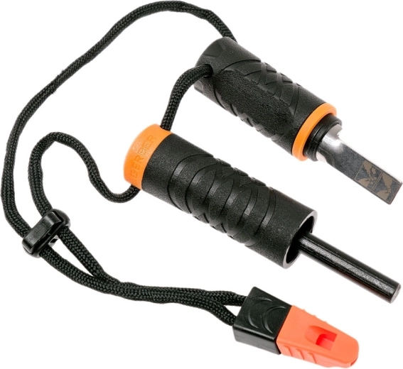 Gerber Fire Starter multifunkčný podpaľovač s kresadlom a píšťalkou