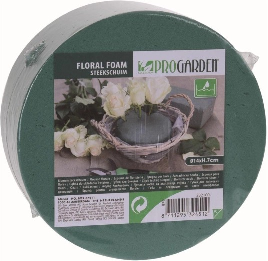 Aranžovacia hmota FLOREX priemer 14 cm, výška 7 cm