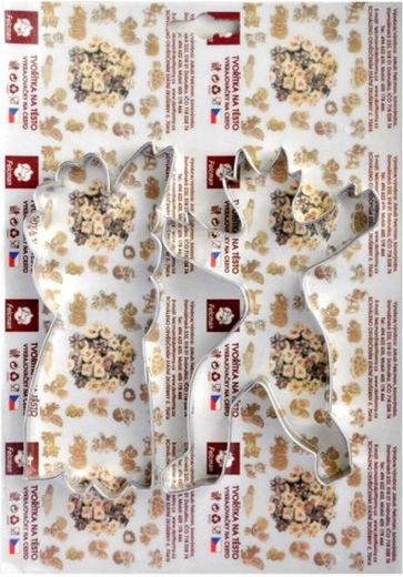 Vykrajovačky na cukrovinky čert a Mikuláš 14 cm, sada 2 ks