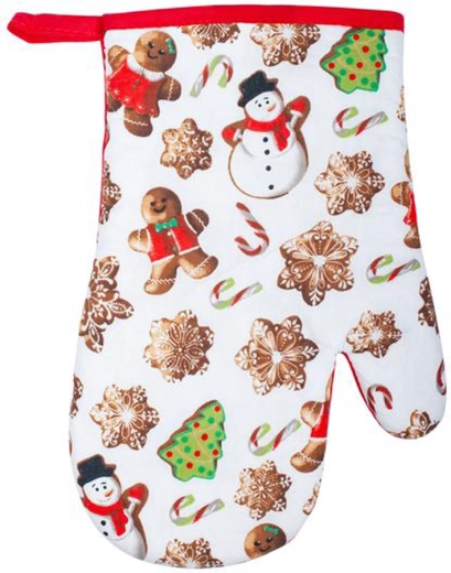 Vianočná kuchynská chňapka Perníčky 19 × 27 cm