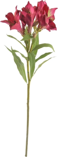 Umelá ľalia červená 63 cm