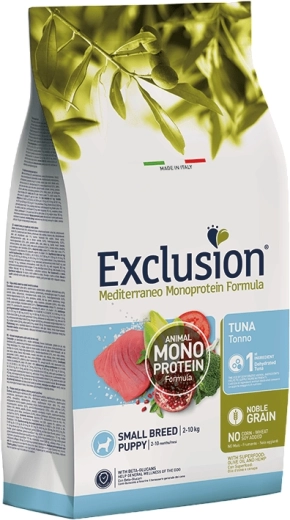 Exclusion Puppy Small granule pre šteňatá malých plemien s tuniakom 2 kg