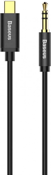 Audio kábel Baseus USB-C na 3,5 mm jack čierny 1,2 m