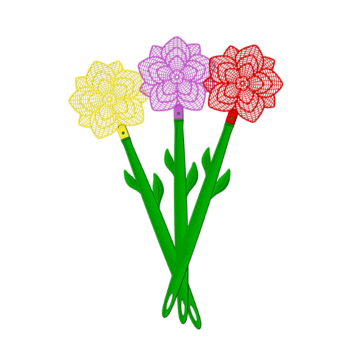 Plácačka na muchy v tvare kvetiny BROS