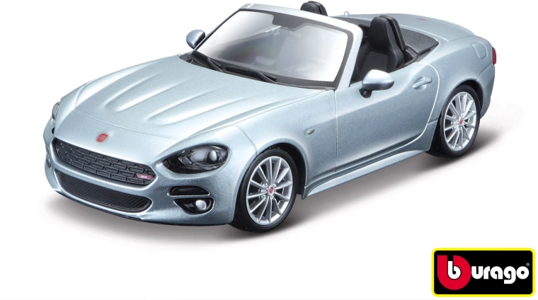 Bburago 1:24 FIAT 124 Spider – kovový model v mierke 1:24