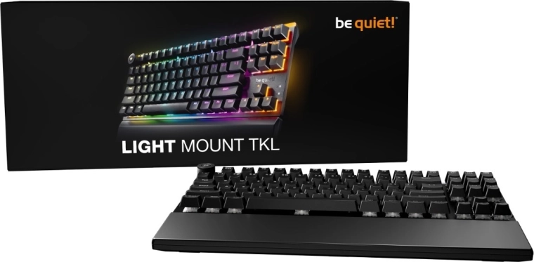 Klávesnica be quiet! Light mount TKL silent tactile