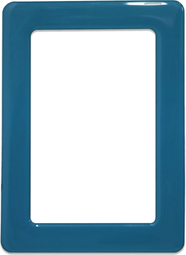 Magnetický samolepiaci rámik s rozmermi 12,3 × 8,1 cm – tyrkysový