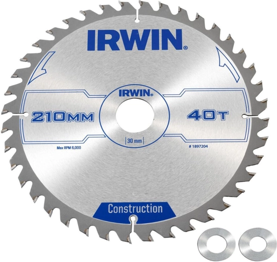 Pílový kotúč IRWIN 210 mm, 40 zubov, ATB na drevo