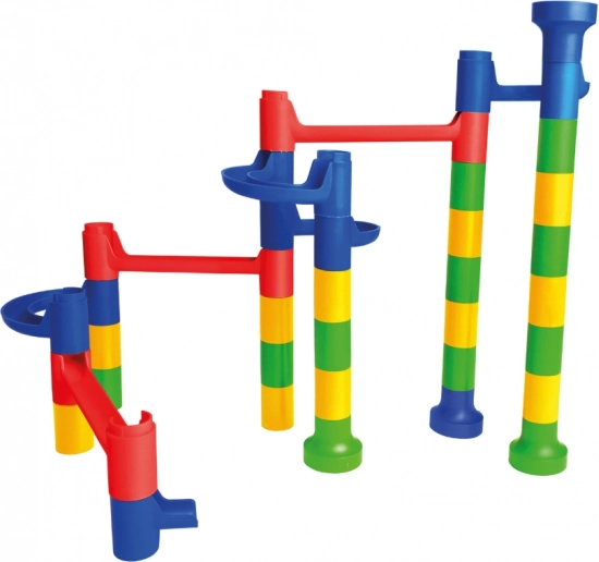 Farebná guľôčková dráha pre deti