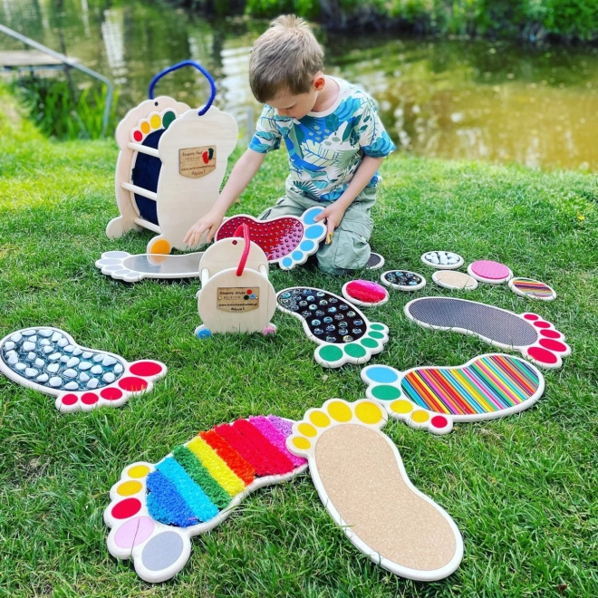 Súprava senzorických stôp a kruhov II