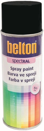 Sprejová farba BELTON RAL 9005 čierna pololesk 400 ml