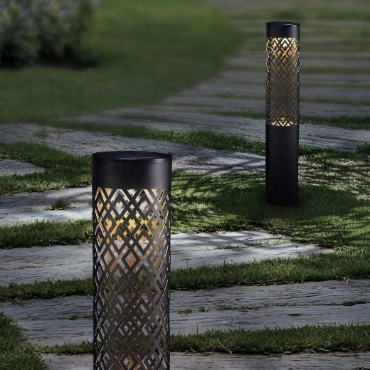 Solárne záhradné zapichovacie lampy 71 cm – dekoratívna pochodňa, 2 ks