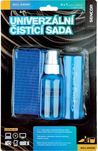 Sencor univerzálna čistiaca súprava 4 v 1