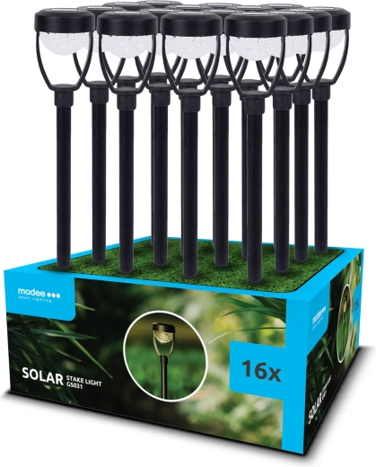Modee solárne záhradné LED zapichovacie svietidlo GS031 40 cm