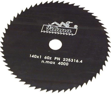 Pílový kotúč PILANA 140 mm, 60 zubov, 1,0 mm, otvor 16 mm