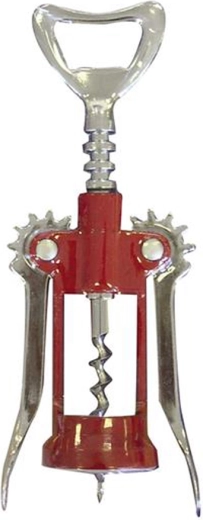 Otvárač na víno s krídelkami TORO, červený