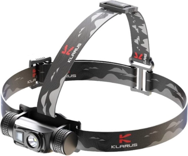 Klarus HL1 čelovka s dvojitou LED 1200 lm, USB nabíjanie, batéria 18650 2600 mAh
