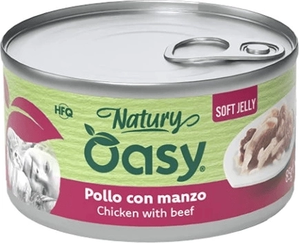 Oasy Natury Soft Jelly kuracie s hovädzím 150 g
