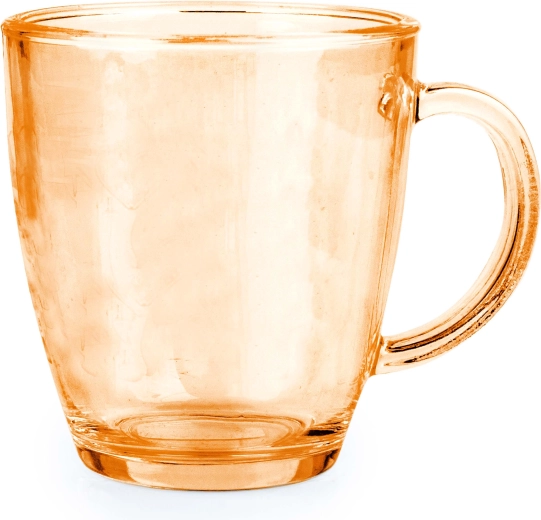 Sklenený hrnček Toro 350 ml, mix farieb