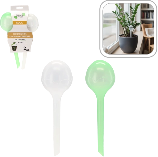 Sada zavlažovacích gulí pre izbové rastliny, 2 ks