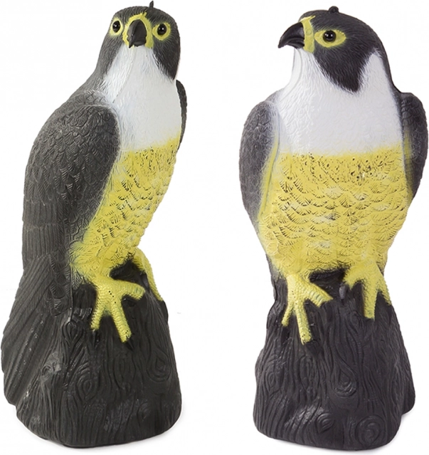 Sokol plašič vtákov a hlodavcov, realistická maketa do záhrady a na balkón