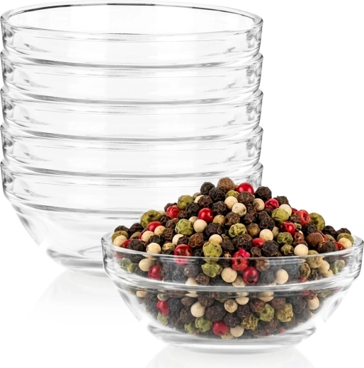 Sklenené misky Vilde 215 ml (10,5 cm), 6 ks