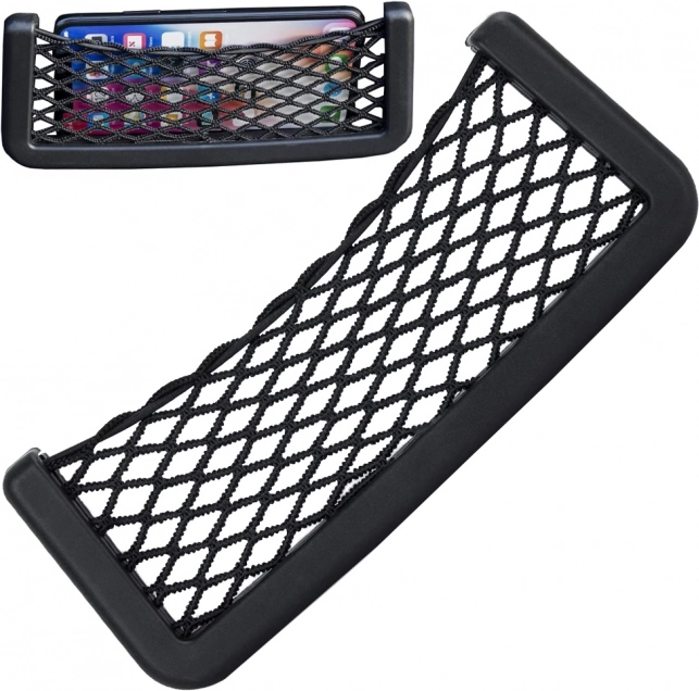 Organizér do auta so sieťovaným vreckom na telefón