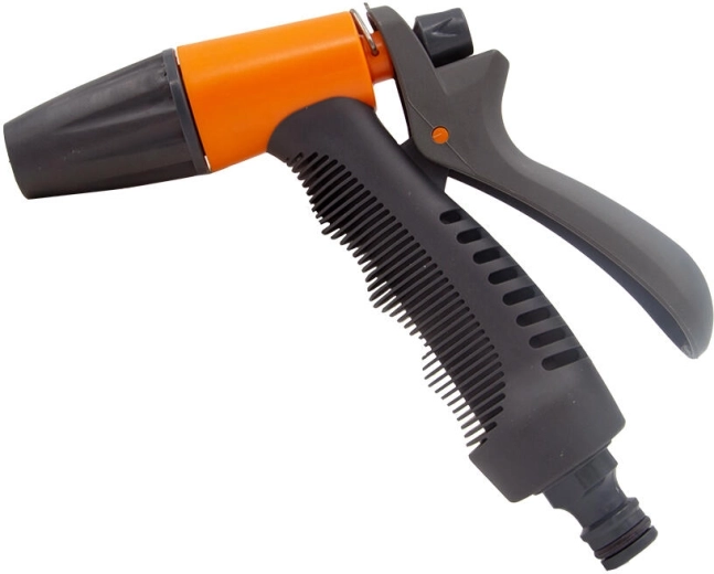 Prúdová nastaviteľná pištoľ na záhradnú hadicu DELUX AQUA