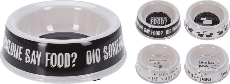 Protišmyková melamínová miska pre zvieratá 25 cm