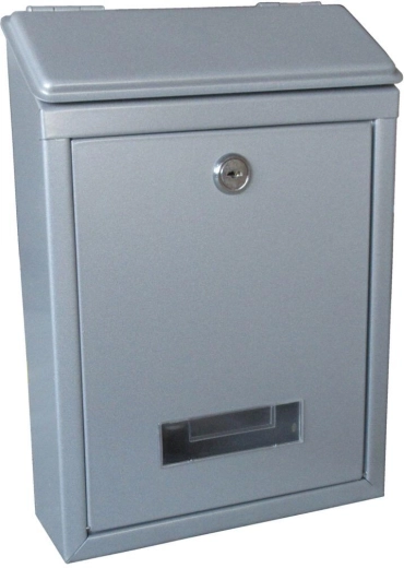 Poštová schránka sivá 210 × 300 × 60 mm z pozinkovanej ocele