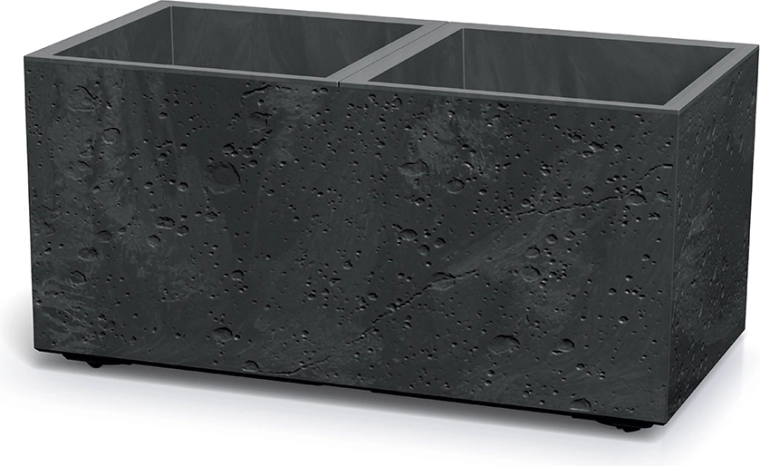 Obdĺžnikový kvetináč s betónovým efektom 77 cm – Prosperplast Sierra