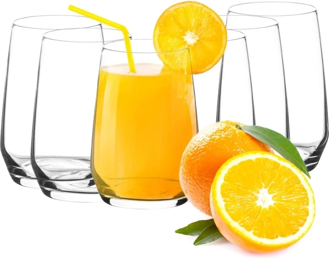 Rubin sada 6 čírych pohárov 450 ml