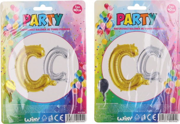 Nafukovací balónik písmeno C 40 cm